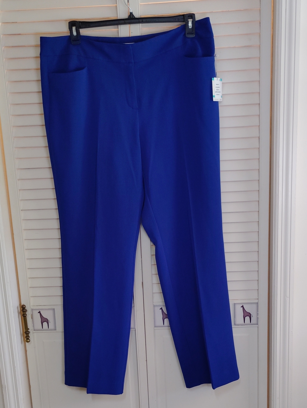 Kasper Cobalt Blue  Dress Pants